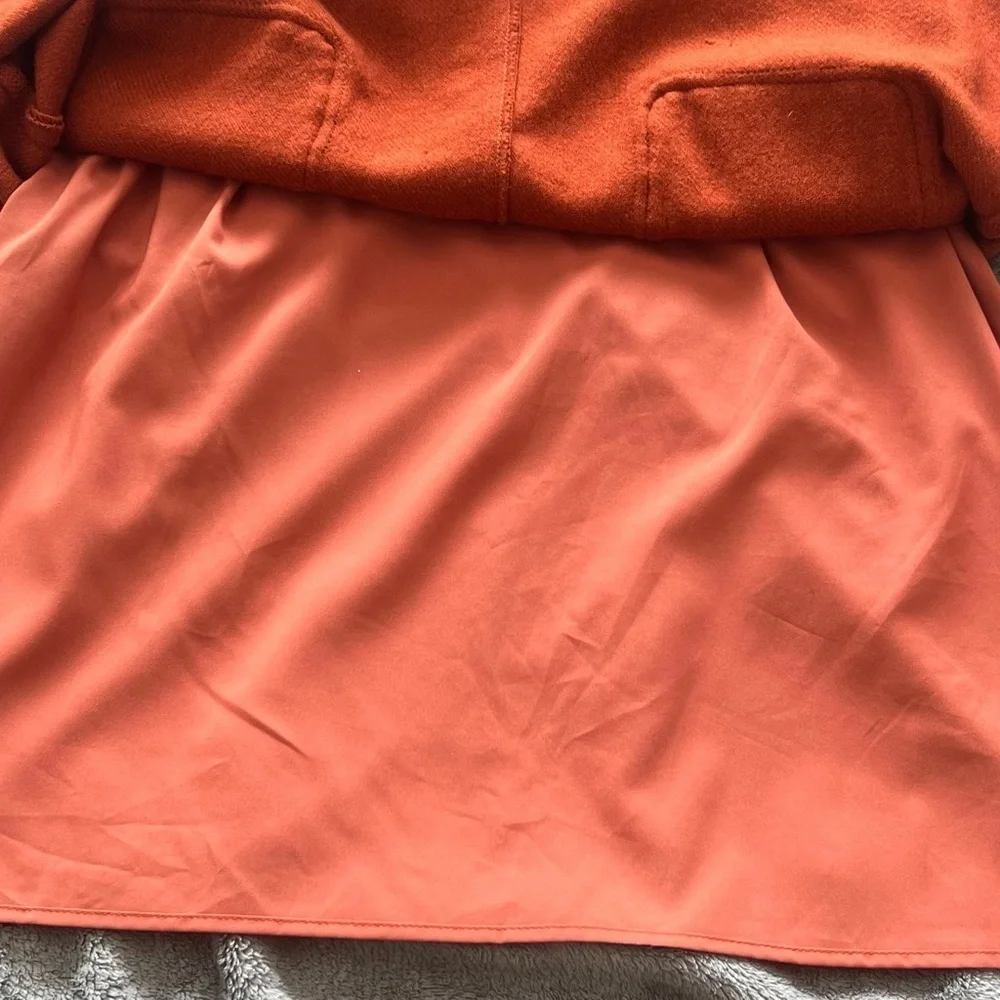 Madewell Burnt Orange Skirt Size 6 Style # AF034